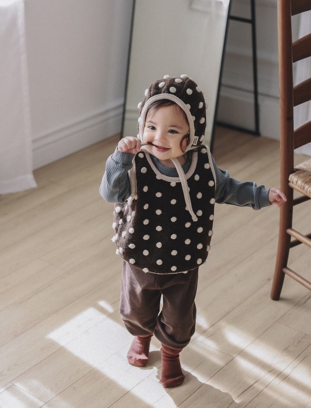 予約⌇onu/ Wool pompom vest