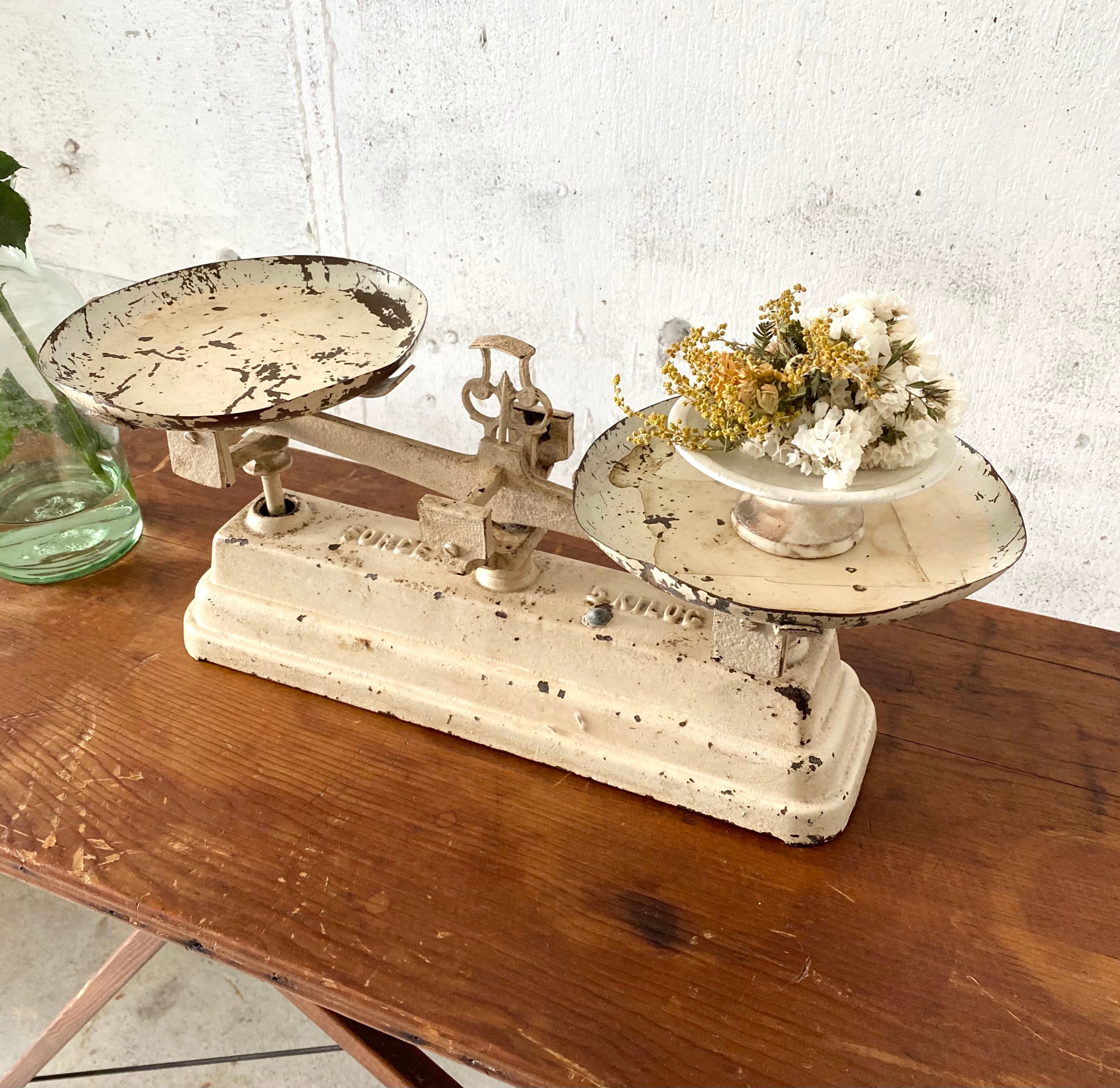 シャビーシックな天秤台[古道具] | giraffes craft