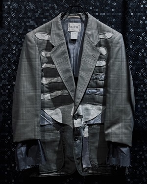【ÆIEM】再倖築 Exposed Rib Bone Layered Deconstructed Tailored Jacket