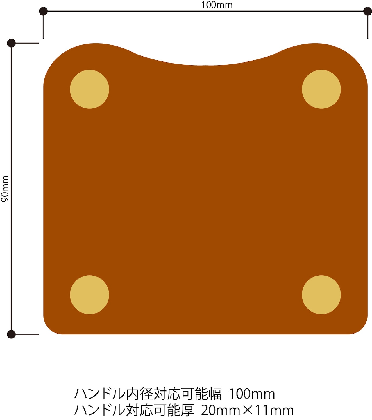 ALUTEC製アルミコンテナ用ハンドルカバー（2個セット）