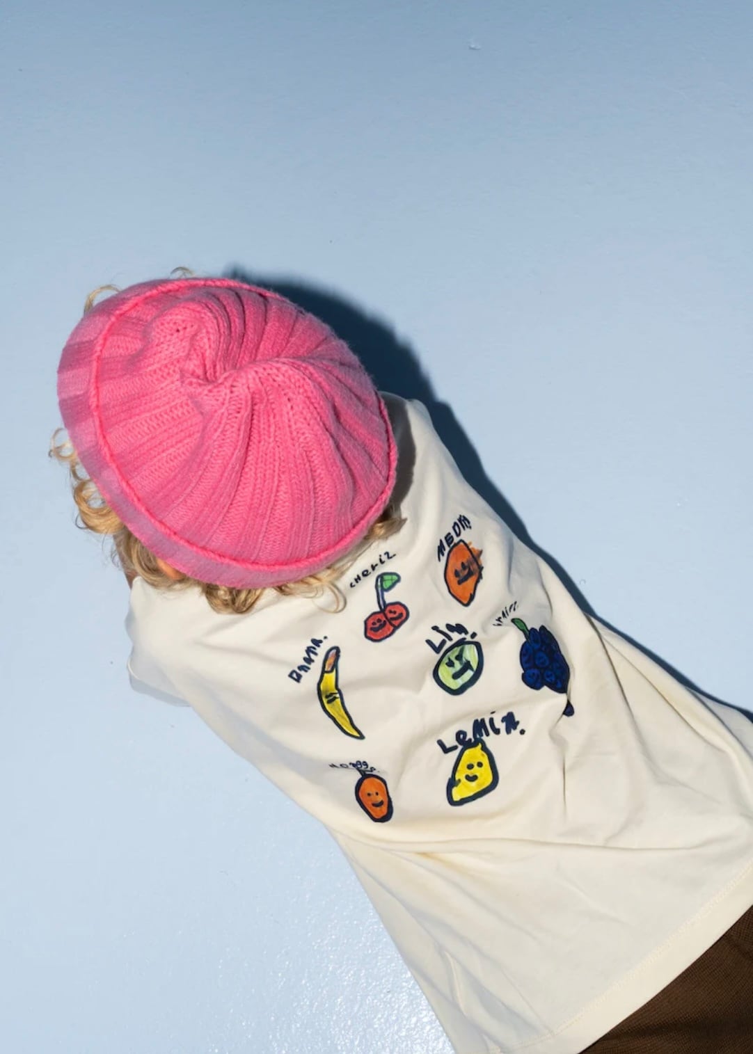 【予約】送料無料 Grown / ORGANIC FRUIT SALAD TEE - MILK