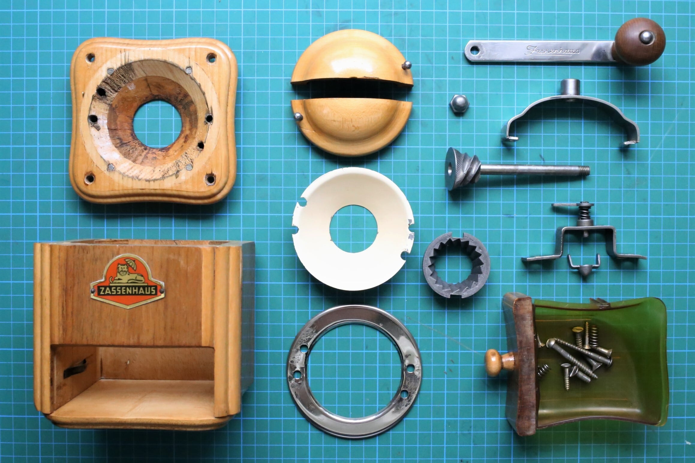 美品　分解清掃済　ザッセンハウス　コーヒーミル ヴィンテージ 美品分解清掃済ザッセンハウスコーヒーミル ヴィンテージ