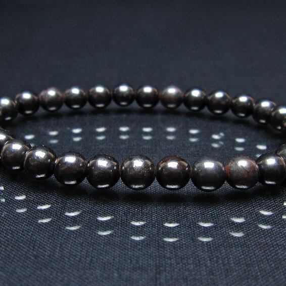 スギライト ブレスレット 6mm ブラックスギライト ブレス 一点物 メール便可 [M便 1/10] 111-45505