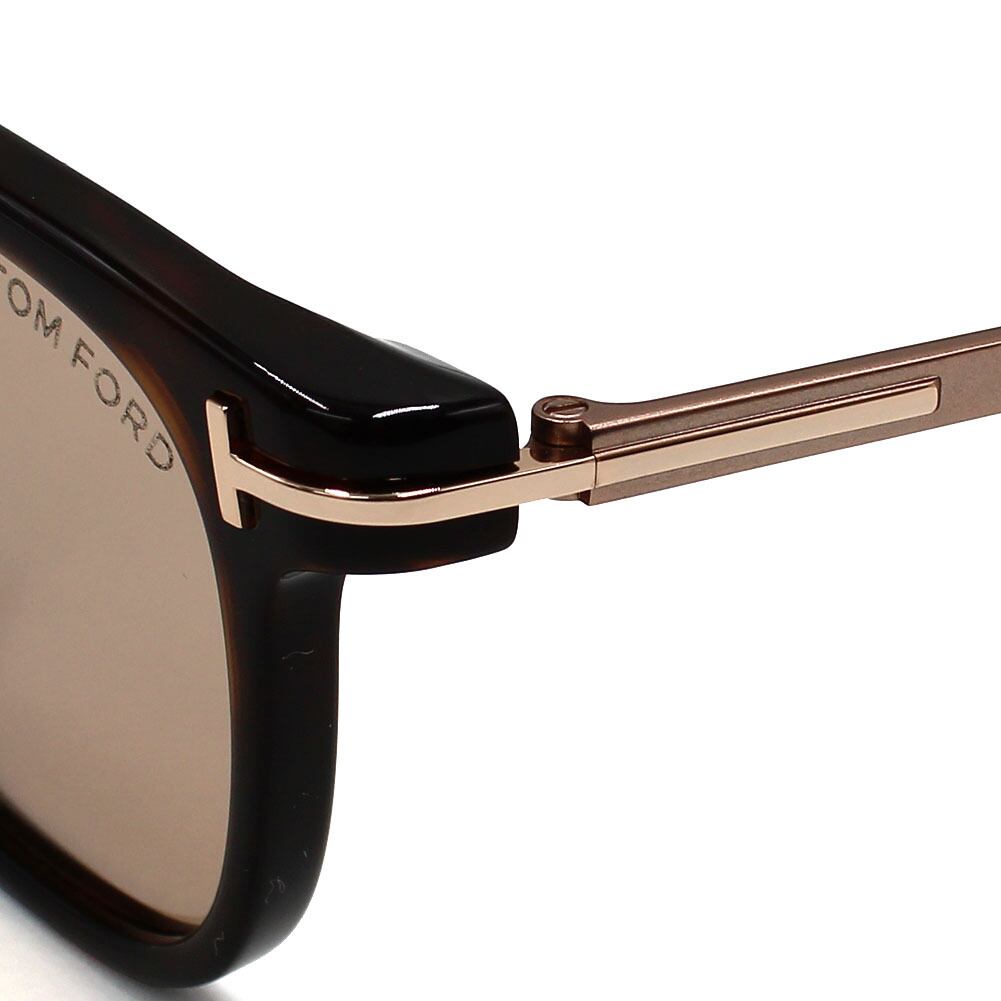 TOM FORD SUNGLASSES ASIAN FIT TF1233D 52E 52 HAVANA BROWN トム