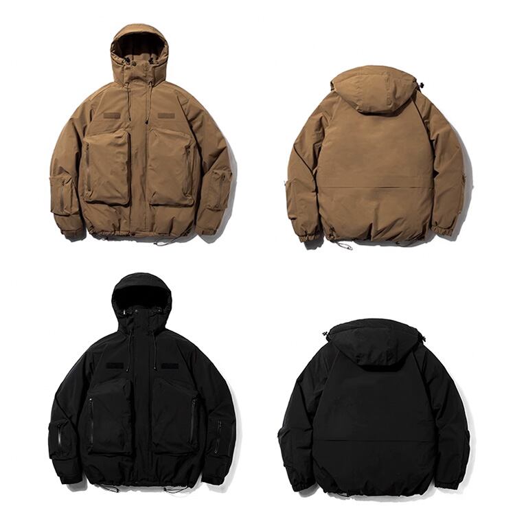 ★MOUNTAIN OUTDOOR FUNCTIONAL HOODED COTTON COAT　　　A0848