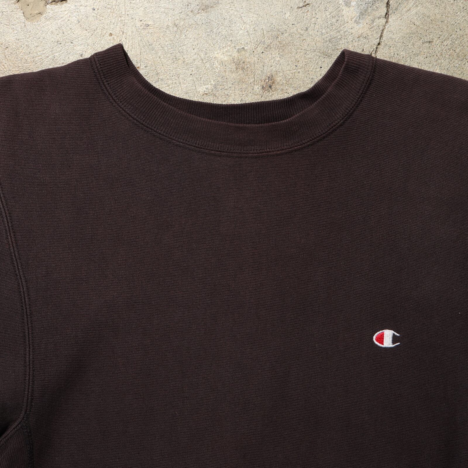 M 黒無地 80s USA リバースウィーブ チャンピオン スウェット ブラック 