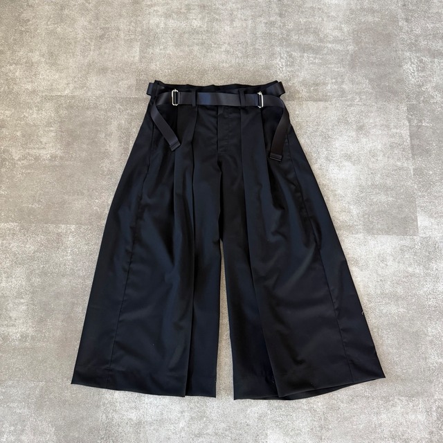 tropical wool buggy pants