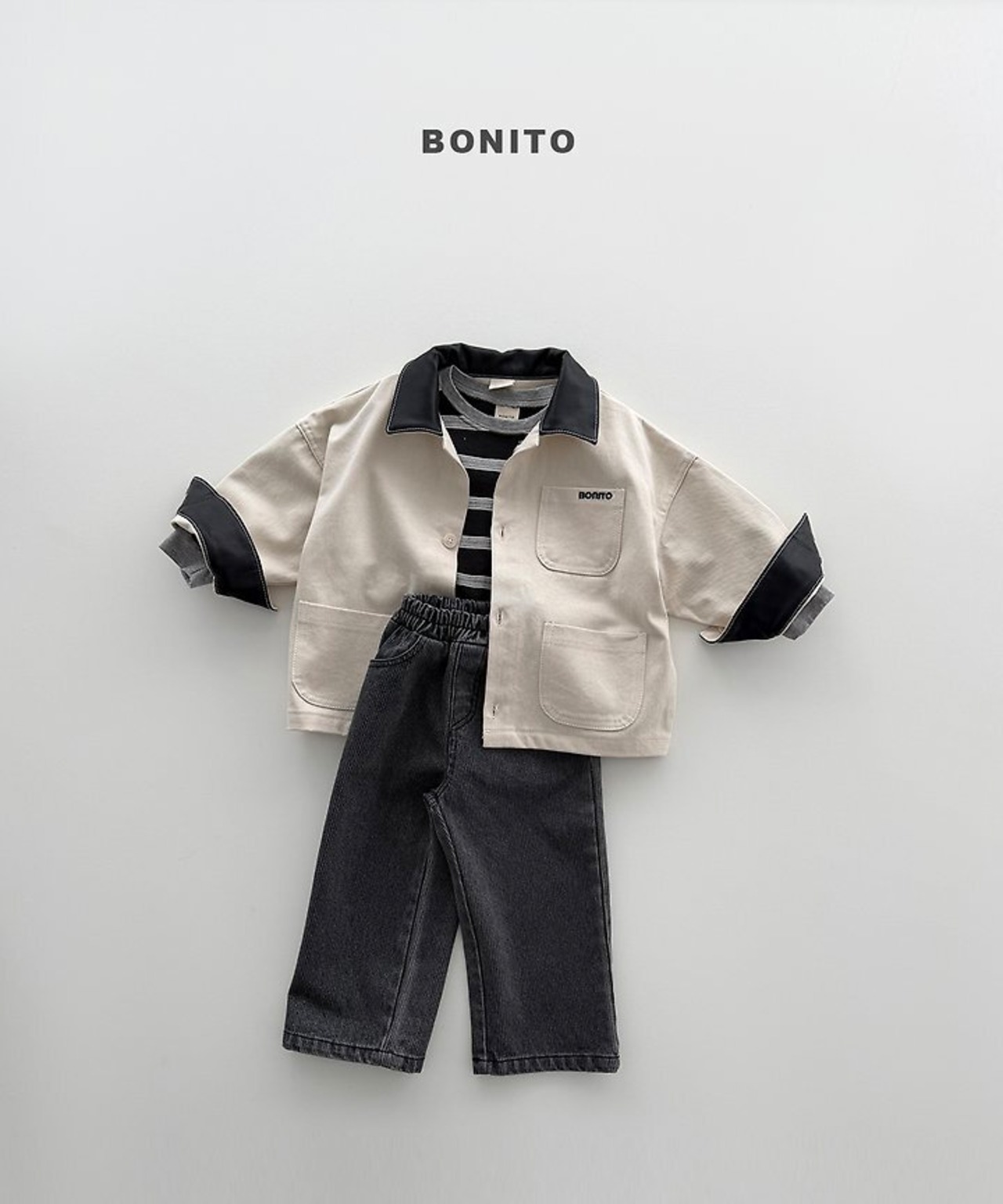 【取寄/韓国直送】BONITO 26/AT リブデニムパンツ|夏服|韓国子供服