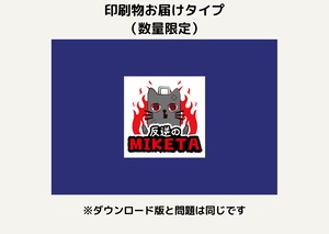 【印刷物でお届け】反逆のMIKETA