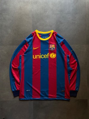 NIKE FC Barcelona 長袖ユニフォーム DRI-FIT XL ブルー バルセロナ ナイキ