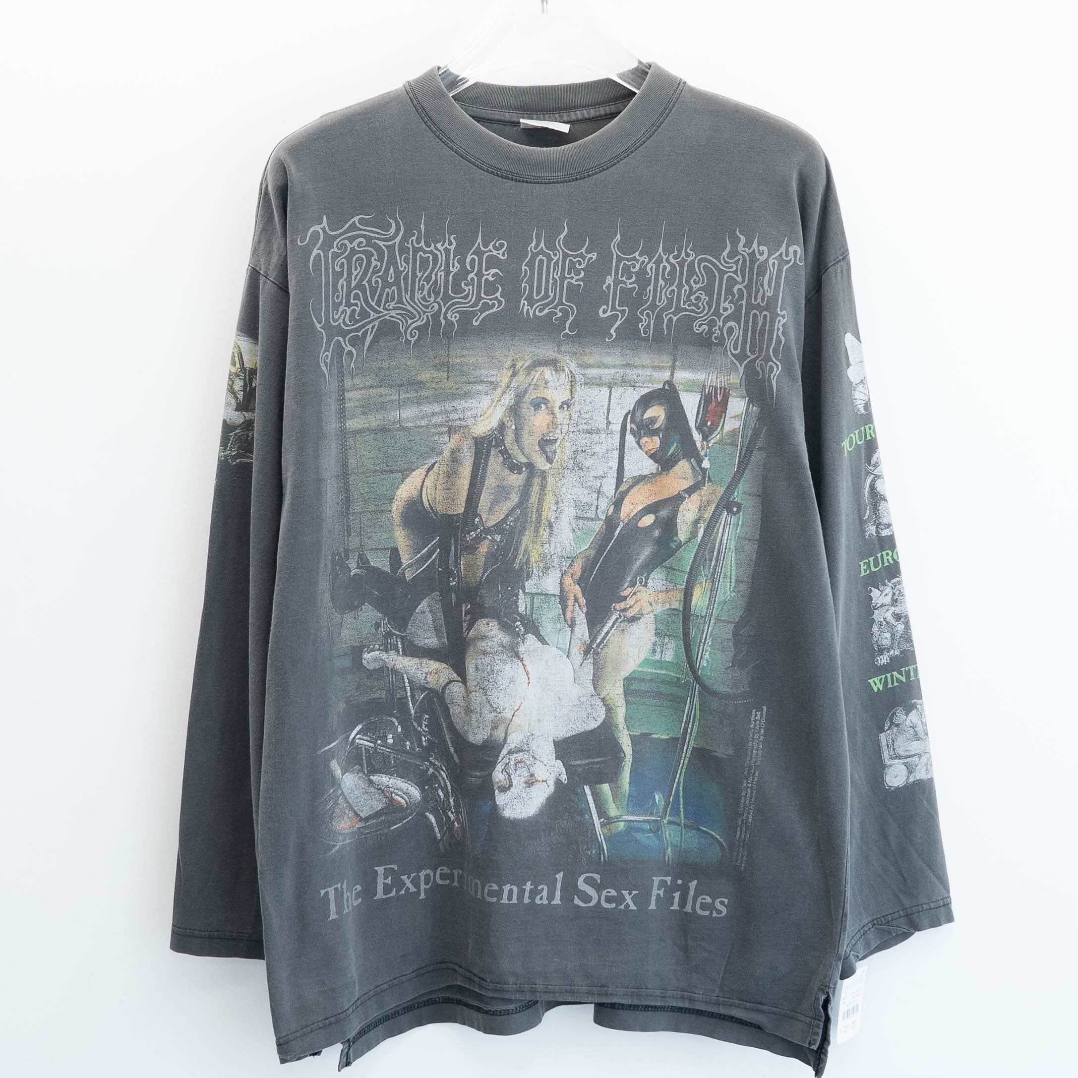 Cradle Of Filth " The Experimental Sex Files L/S " Euro XL【A9-216】