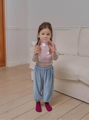 マルディアンバー / Mardi Amber / クレイハイネックTシャツ / 韓国子供服 / キッズ / 26winter〖取寄〗*XS~XXL*