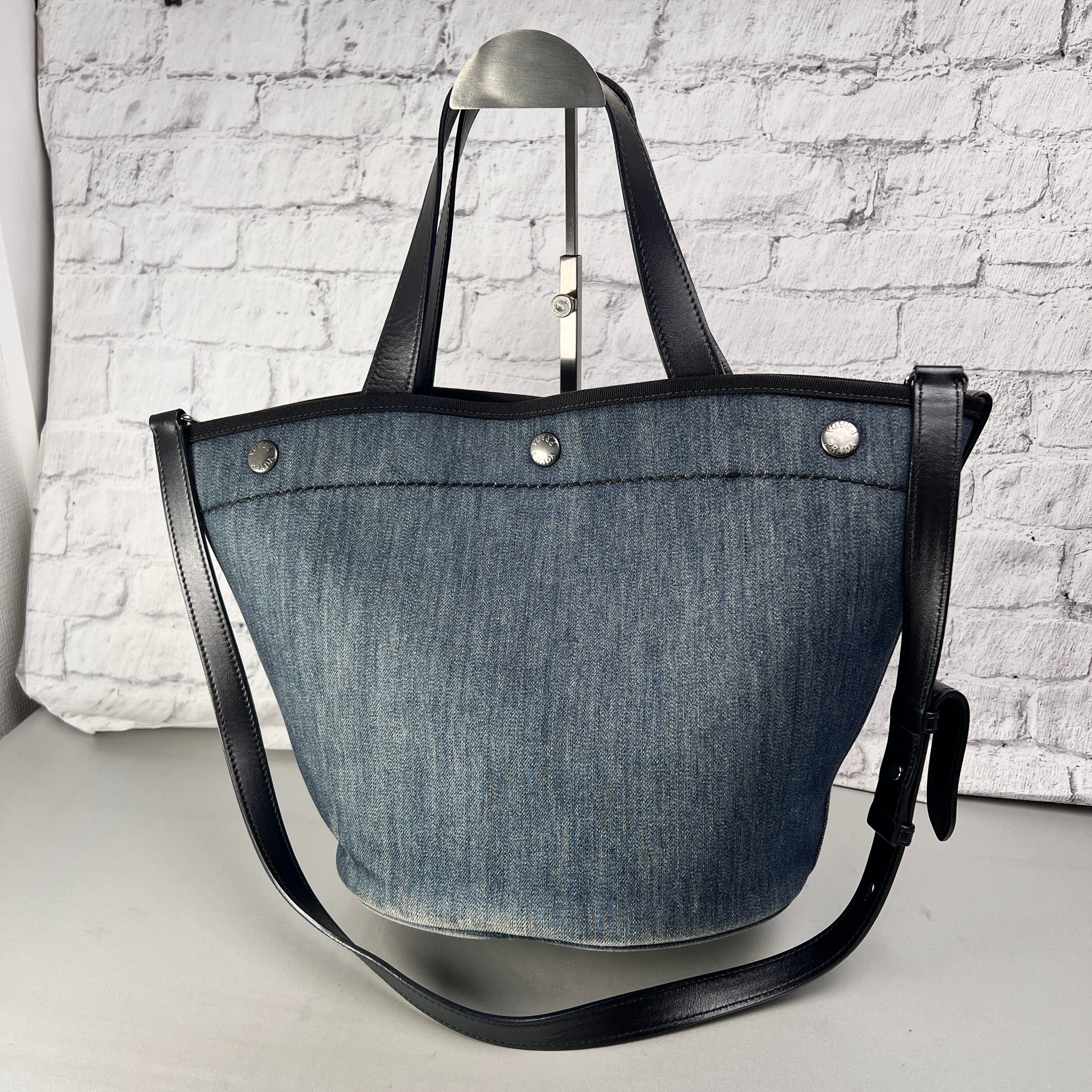 PRADA プラダ デニム トートバッグ 紺 A-14952 | JOLIJOU