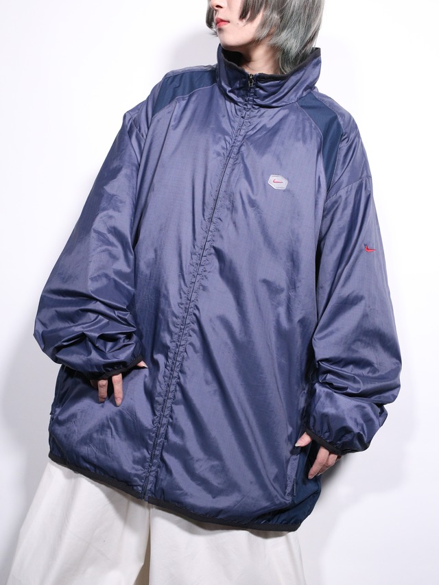 “NIKE” switching design nylon jacket
