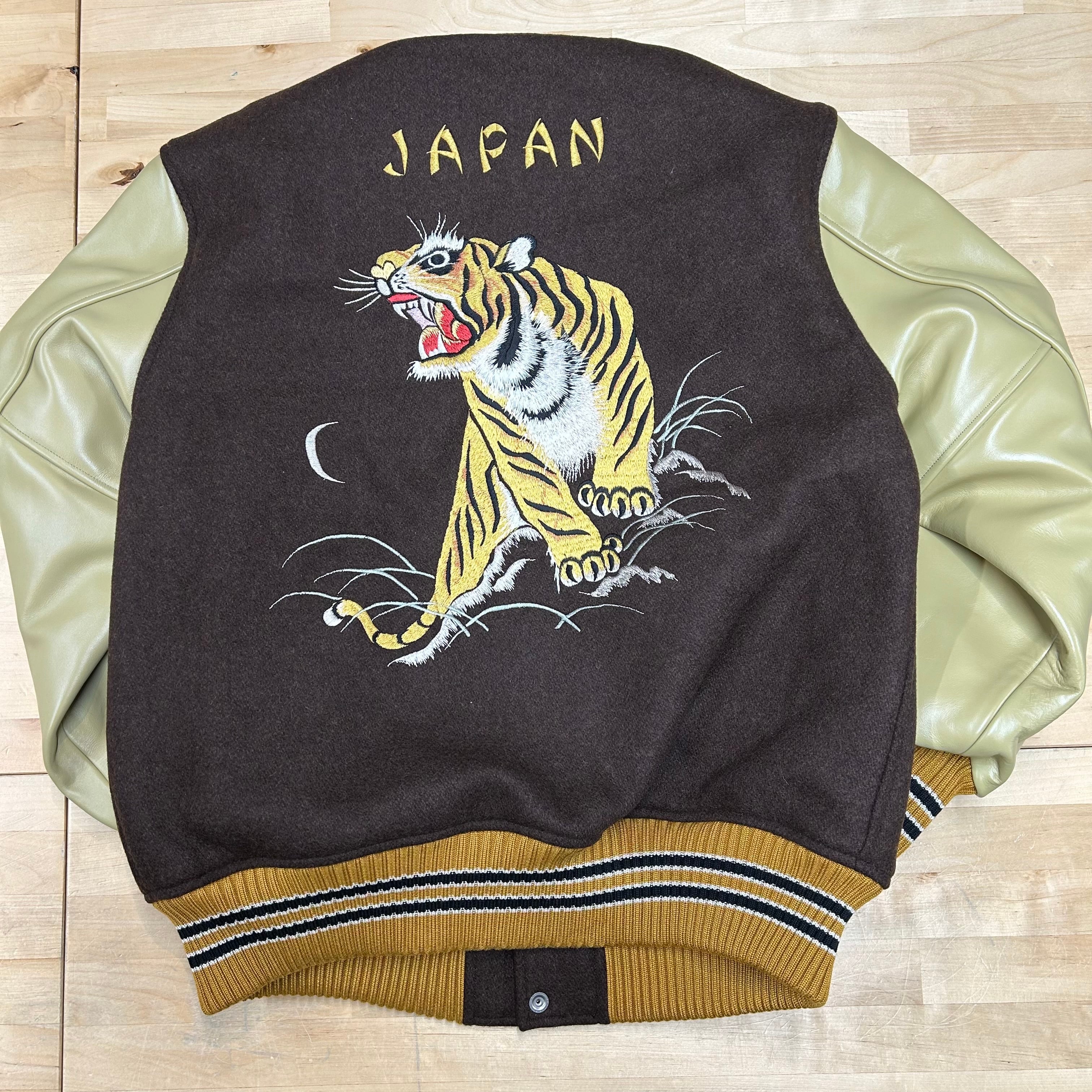 龍虎COTTONジャケット　ROCK　不良野郎 鷹”“虎”“龍”が主張する、ド定番デザインが魅力の『レーヨンスーベニア