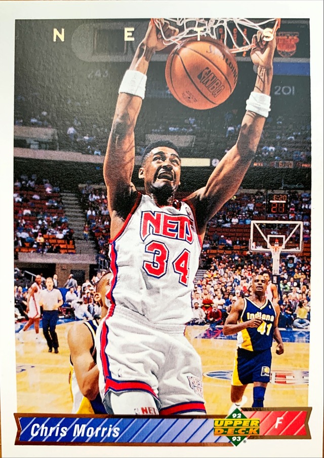 NBAカード 92-93UPPERDECK Chris Morris #129 NETS