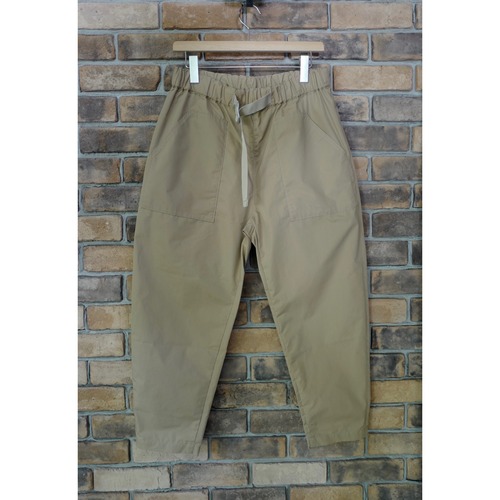 【Unisex】Handwerker by ASEEDONCLÖUD │Weather cloth easy trousers (cotton nylon）beige