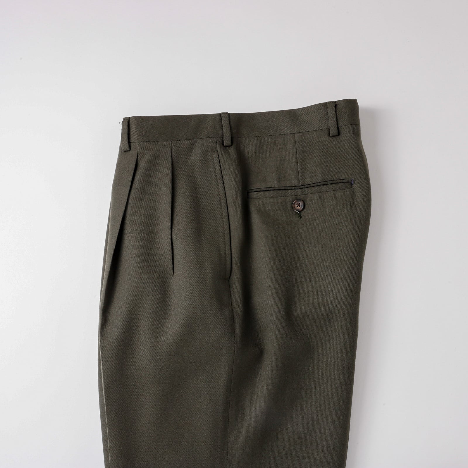 未使用】70s special vintage wool slacks pants W32 khaki dead stock
