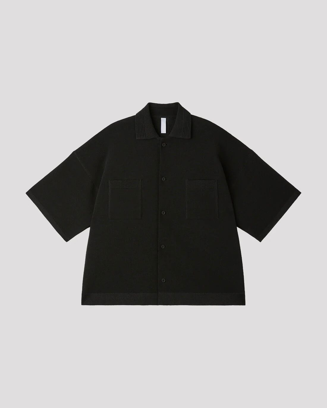CFCL】WASHI SHORT SLEEVE SHIRT BLACK | idealclasse