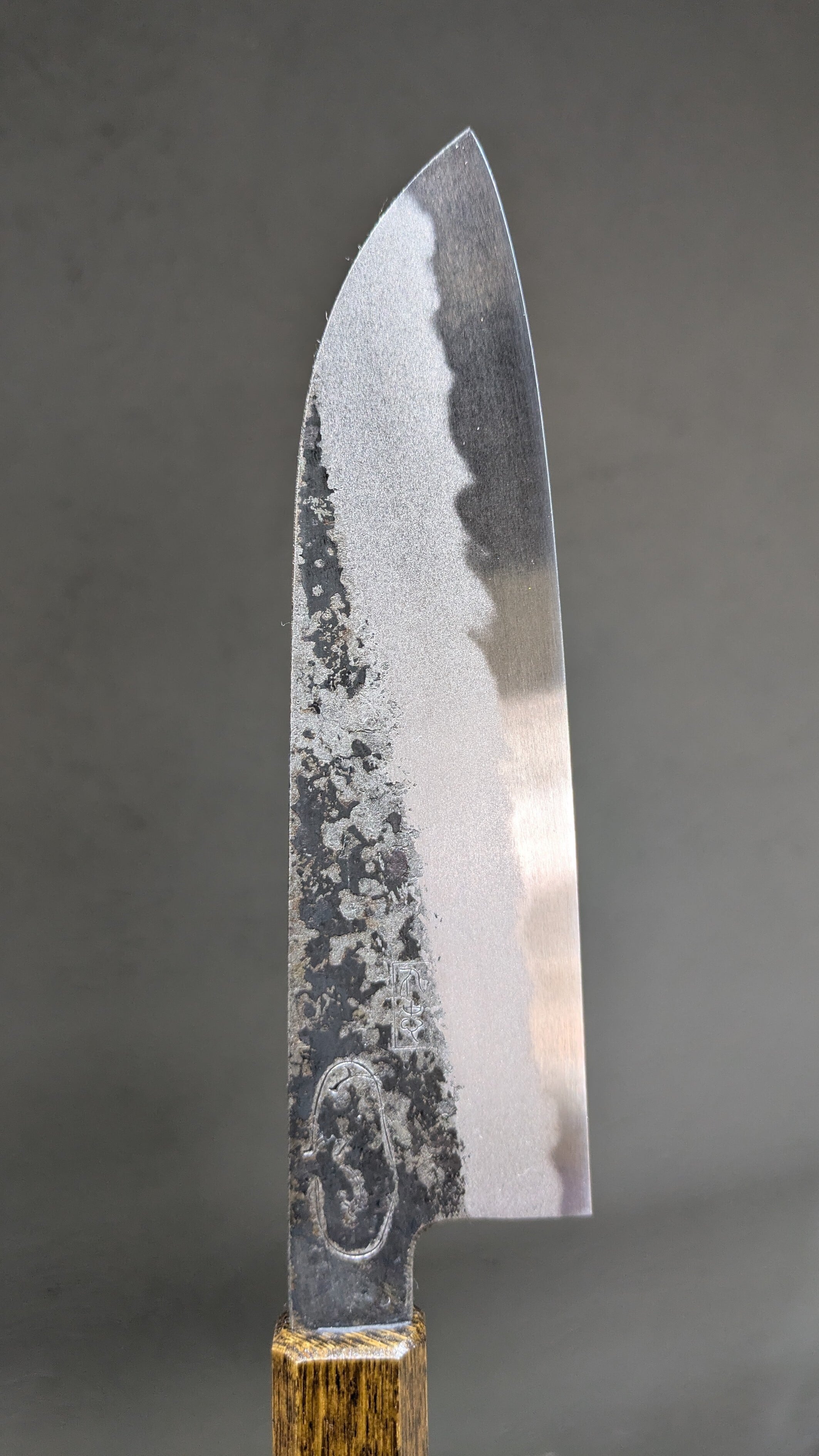 白二]牛刀 白二 黒打 牛刀 8寸（White Steel #2 Kurouchi Chef's knife 240mm