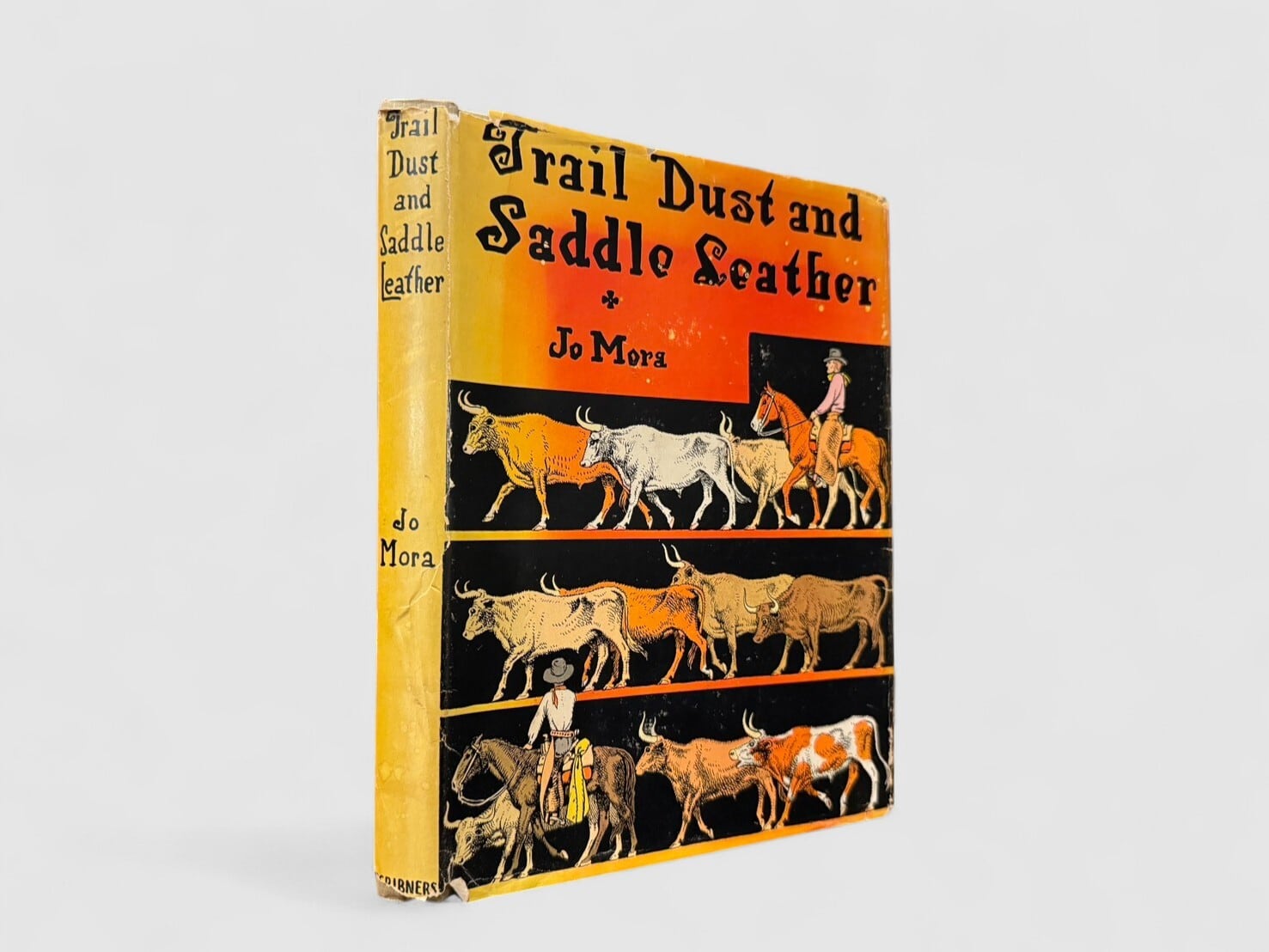 【SH066】【FIRST EDITION】Trail Dust and Saddle Leather(1946) /Jo Mora