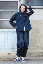 【24SSカタログP4-5】JKK-21 スタンドカラー刺繡入りジャケット