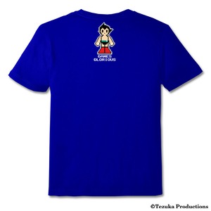 鉄腕アトム 8-bit Title Tシャツ -BLUE- / GAMES GLORIOUS