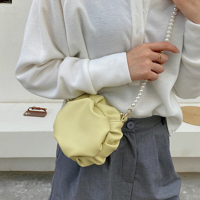 サマーパールチェーン 夏物 真珠 メッセンジャーバッグ Tiancai_Wing_Bag51808044569