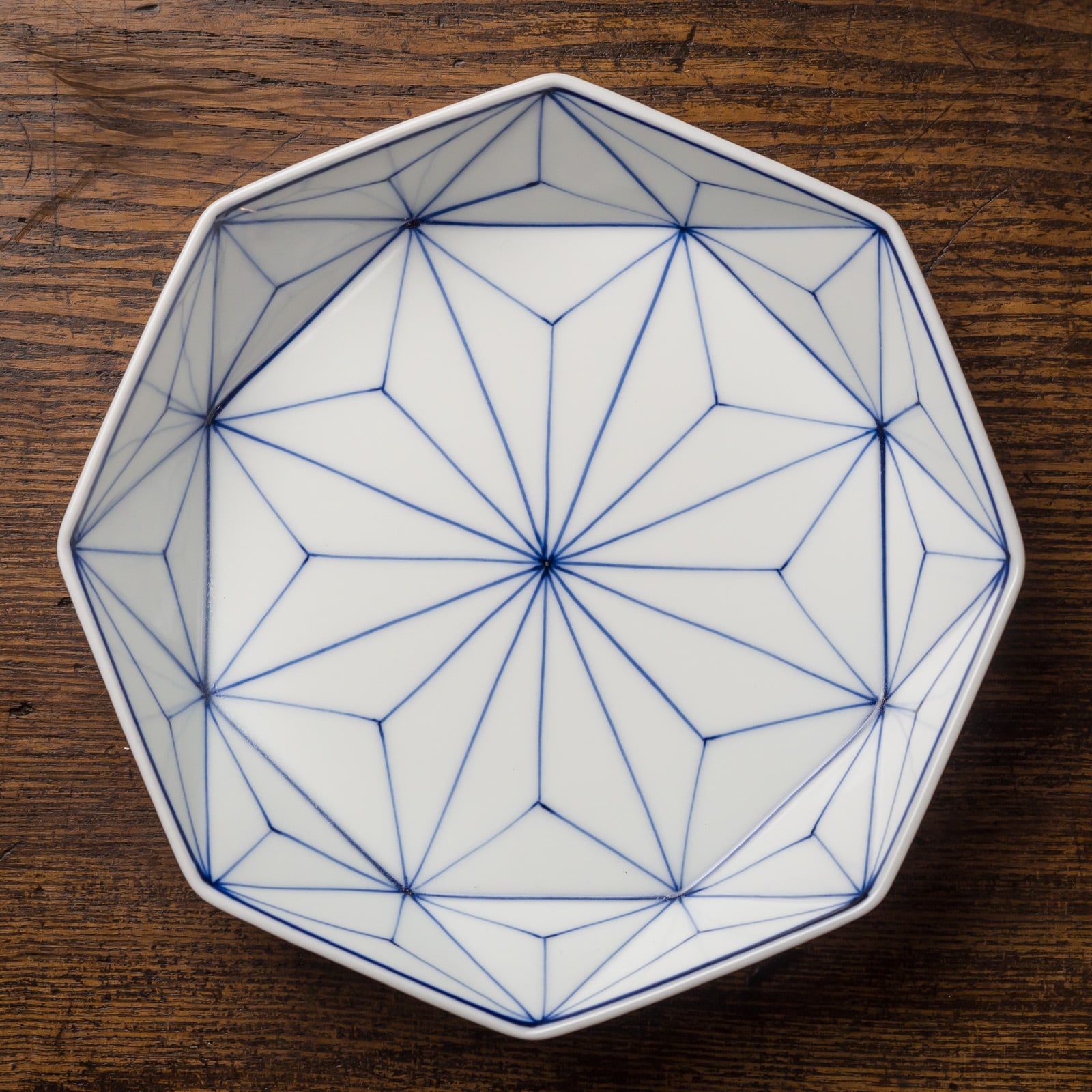 麻の葉 預け鉢（大）（煮物鉢・向付）／眞窯 | 手作りの器・食器の