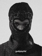 gushpsychic Heart Pattern Face Cover Balaclava Beanie