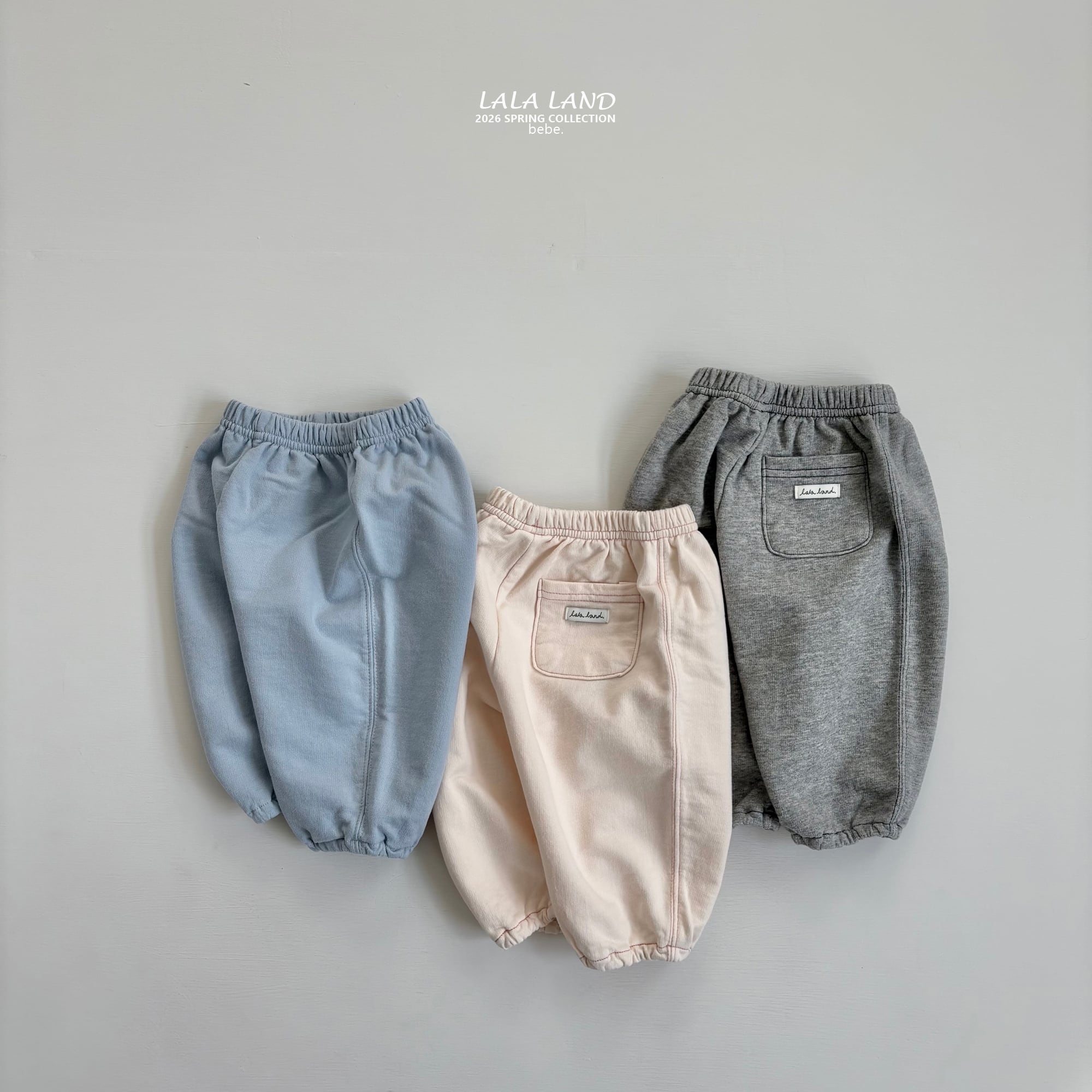 bebe stitch jogger pants【lalaland】※4月上旬〜中旬発送予定