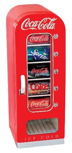 COCA-COLA コカ・コーラ レトロ調 コカコーラ 自動販売機型冷蔵庫 レトロベンディングマシーン CVF18-G 10缶収納型 Vending  Fridg【並行輸入品】
