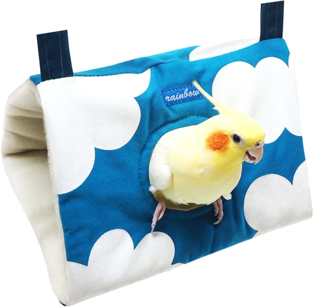 【小鳥用品】お空のさんかくトンネル(M)