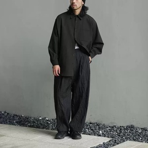 ナイロン シワ加工 バルーンパンツ  N3327