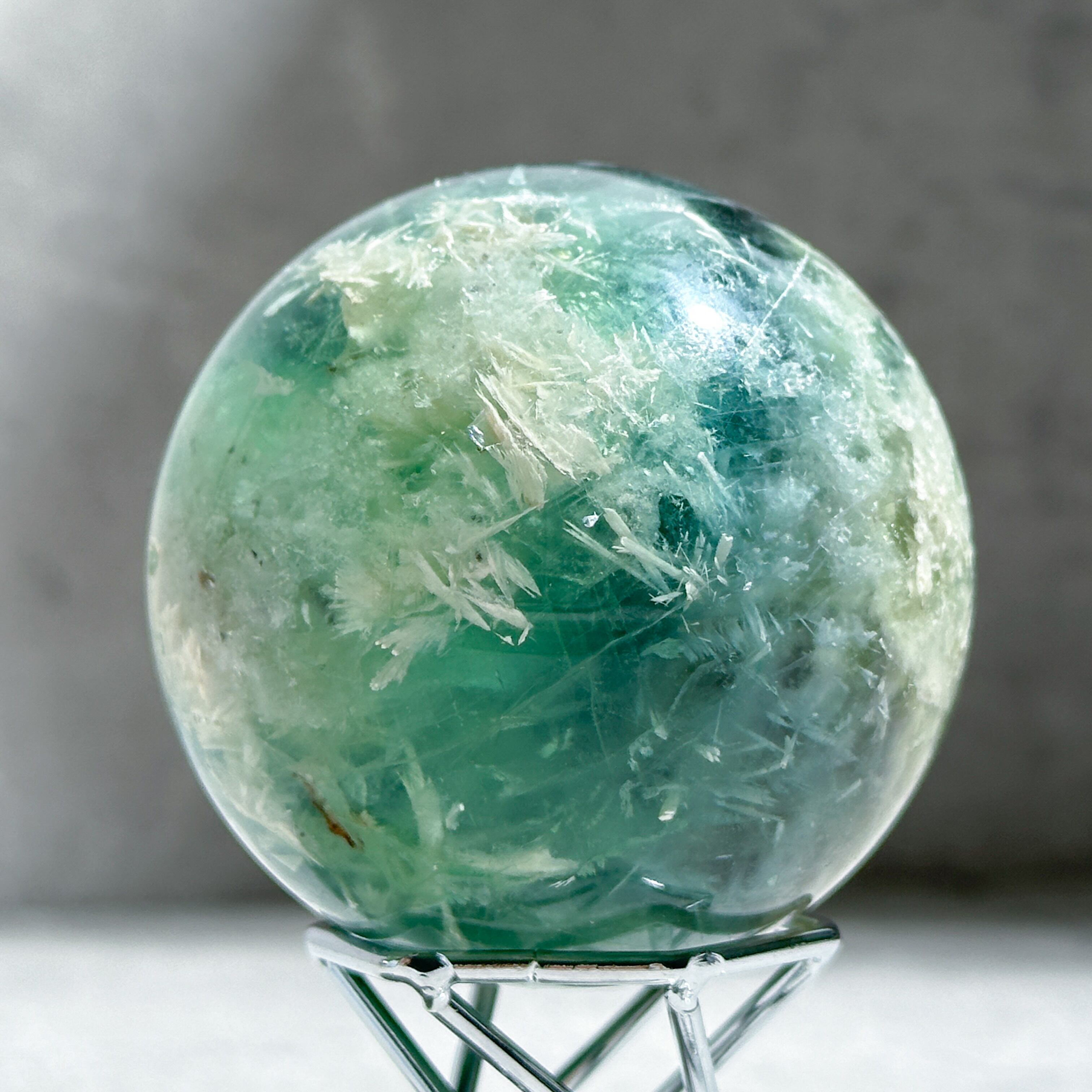 エンジェルフェザーフローライト スフィア03◇ Angel Feather Fluorite