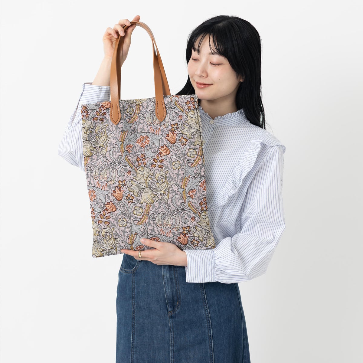 ウィリアムモリス柄 ジャカード織トートバッグ | Jubilee オフィシャル
