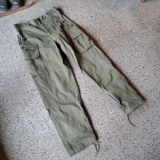 60's~ フランス軍 M-64 カーゴパンツ used [301095]