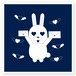 うさぎのラブレター[ミッドナイトブルー] (ステッカーA)