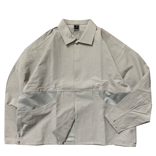 NOROLL / THROUGH SOLID JACKET -GREY-