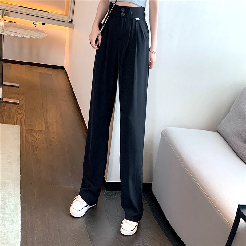 パンツ レディーススプリングサマーハイウェストウェストルーズカジュアル 春物 夏物 YY-ファッション13265554270