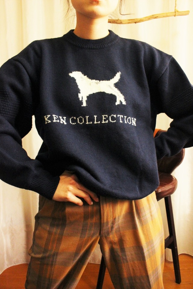 KEN COLLECTION　　　ネイビーニット　