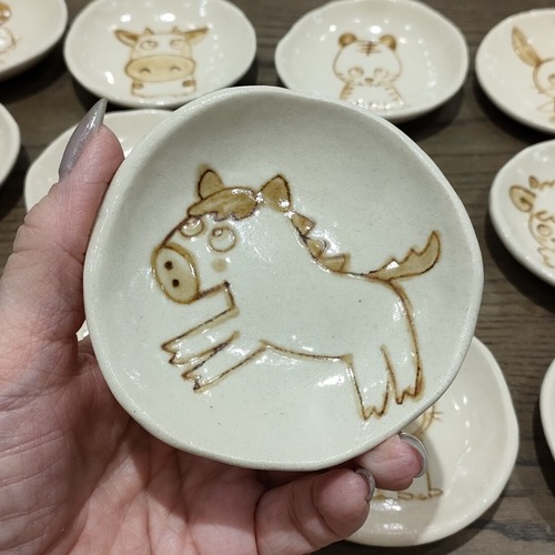 Ｒ様オーダー品　干支小皿セット【工房しし丸】
