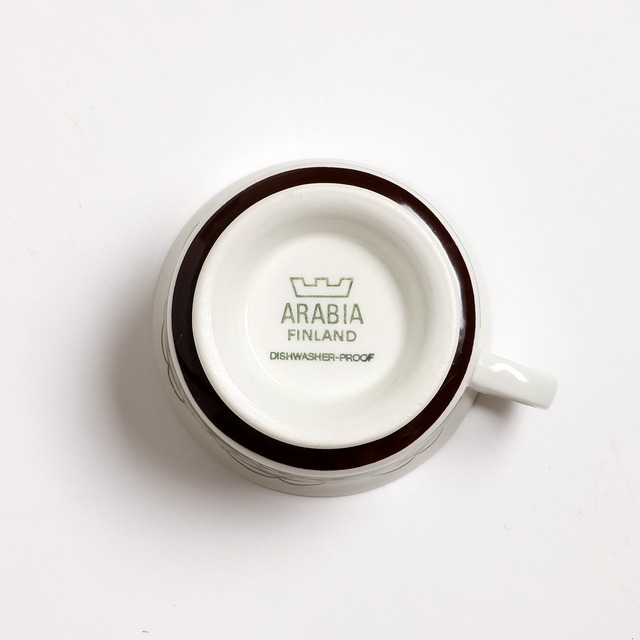 ARABIA アラビア Katrilli カトリッリ デミタスコーヒーカップ＆ソーサー - 2 北欧ヴィンテージ