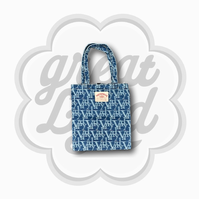 VANDY THE PINK VIOR DENIM TOTE  DENIM BLU 40JL1922