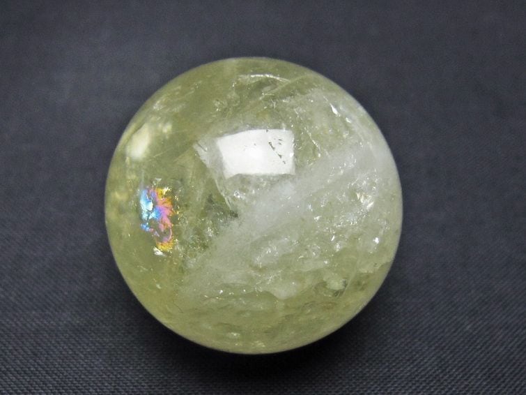 シトリン 丸玉 33mm シトリンクォーツ スフィア 一点物 141-7772