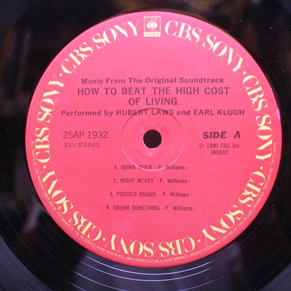 Hubert Laws And Earl Klugh / How To Beat The High Cost Of Living (Music From The Original Soundtrack) [25AP 1932] - 画像3