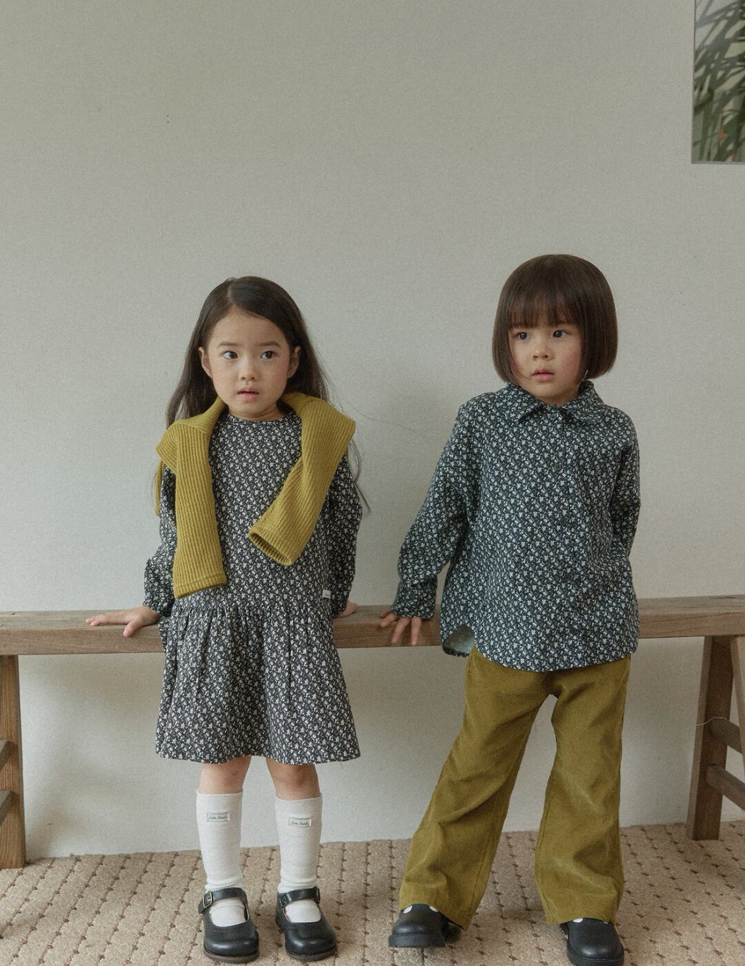 送料無料【予約】/ kidsブルーミングロングワンピース /lalaland