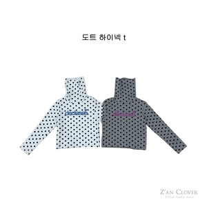 ZAN CLOVER［取寄］dot high neck tee 26winter