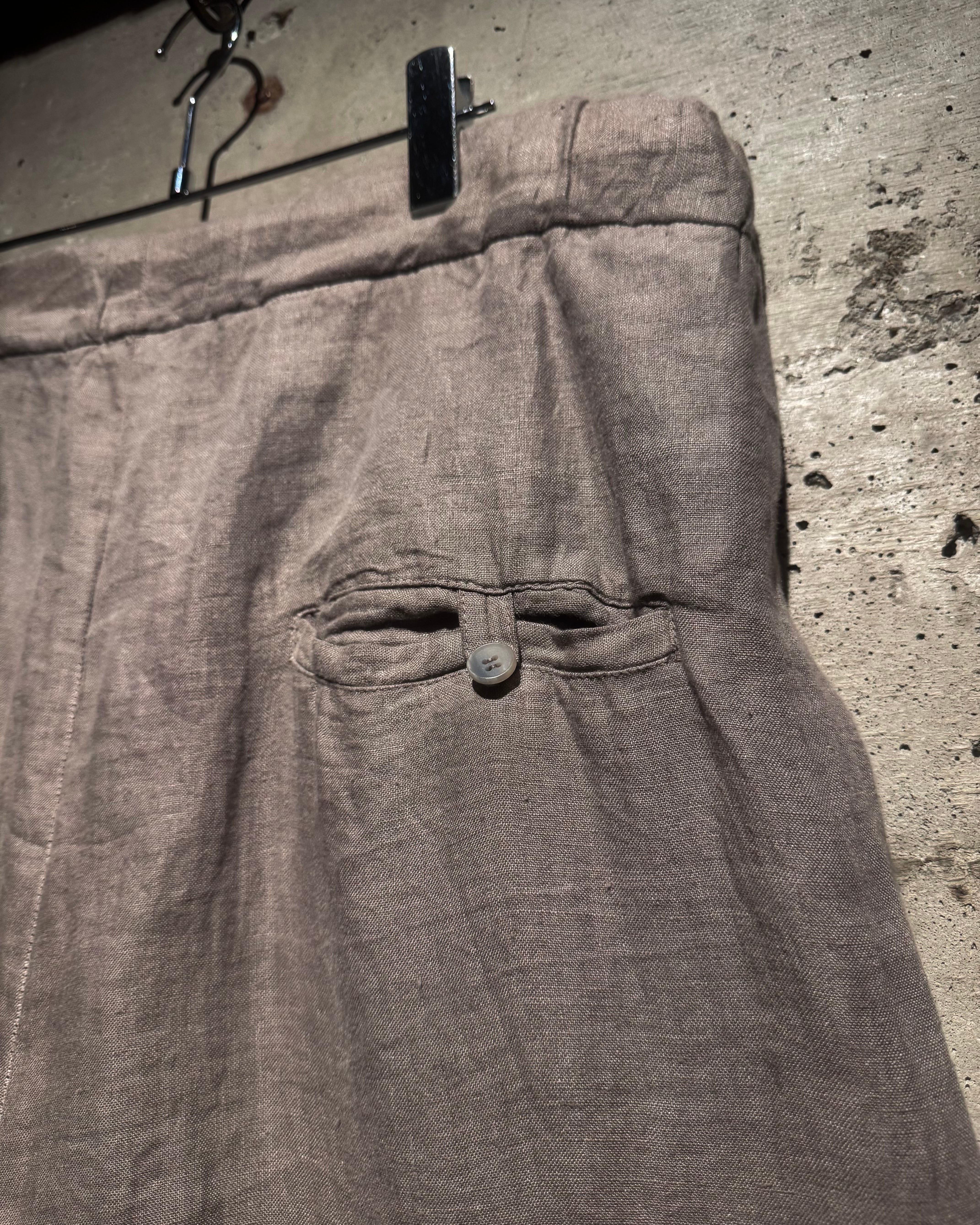 パンツ POEME BOHEMIAN sarrouel trousers linen Caka】“Poeme Bohemien” Linen Sarrouel Easy Pants | Caka(カカ