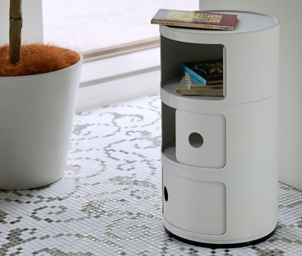未使用品・正規品】Kartell カルテル コンポニビリ3 ホワイト 3段 （美 